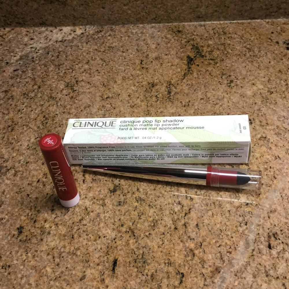 New Clinique Pop Lip Shadow - Crimson Pop